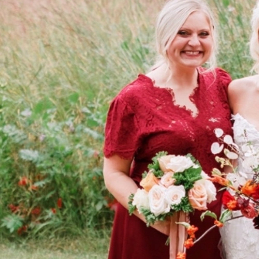 Red Bridesmaid Dress